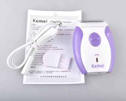 آلة الحلاقة النسائية KEMEI KM-280R - لبشرة ناعمة بدون ألم وبسرعة!
